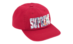 Embroidered Money Logo 6 Panel Hat "SS26 - Red" SU27430