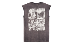 Worn Gothic Sleeveless Tee "Brown" P103 TBSP226