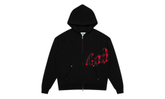 OG Logo Hoodie "Black Red Plaid" GS097