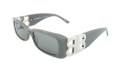 Rectangular Frame Sunglasses WMNS "Grey / Silver" BB0096S 014