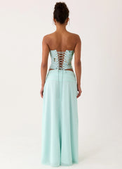 Natalya Maxi Skirt - Pistachio
