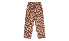 Faux Fur Giraffe Print Sweatpant "Brown" DT540