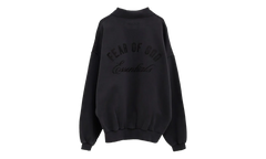 Embroidered Classic Polo Sweatshirt "Vintage Black" 192HO252042F