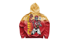 Chiefs Go Long Ombre Hoodie "Red / Yellow" WL003