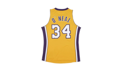 NBA Shaquille O'Neal Authentic Jersey "1999 Los Angeles Lakers - Team Gold" AJY4CP19141 LALLTGD99SON