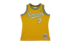 NBA Hardwood Classics Jersey "2003 Seattle Supersonics Rashard Lewis - Yellow" SMJY6203 SSU03RLIYELL