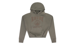 Desert Valley Cropped Hoodie "Elephant Green" RHPF23HO03012372 ELGRN