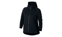 Sportswear Tech Fleece Full Zip Plus Size Hoodie WMNS "Black" 863125 010