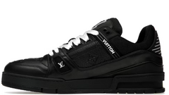 Trainer Black Embossed Monogram