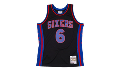 NBA Julius Erving Reload Swingman Jersey "1976 Philadelphia 76ers - Black" SMJYCP19300 P76BLCK76JER