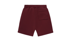 Logo Embroidered Drawstring Sweatshort "Burgundy" RHPF24SH04012