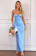 Panko Blue Maxi Dress