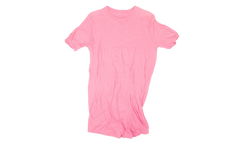 Pop Double Cotton Short Sleeve T-Shirt "Pink" PDC001