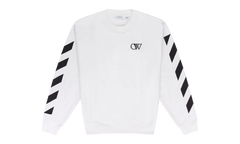 Diagonal Crewneck "White" OFW MHDS 0202