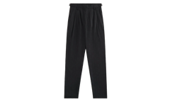 Script Logo Aidan Pleated Black Trousers "Black" KITH39