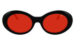 Cobain Acetate "Glossy Black / Red Solid" MPCB2 0009 20T5