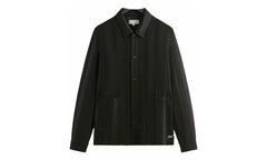 Ladder Lace Boxy Collared Overshirt "Black" KITH37