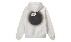 8 Ball Fade Hoodie "Ash Heather" STUS445