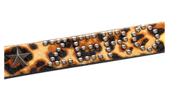 Leopard Studded Belt "Zero - Leopard" P26SPZ018 LPD