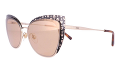 Cat Eye Sunglasses "Gold Mirror" MCM144S-734