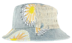 Blue Daisy Upcycled Bucket Hat "Blue" 2637 1SS220703DUBH SKY