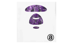Aape Foil Moonface T-Shirt "White / Purple" CA5CEA57