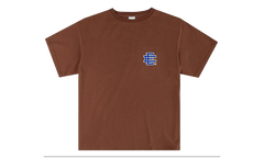 EE BASIC T-SHIRT "FW24 - Brown/Blue" EE524