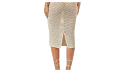 Rhea Midi Skirt "Beige" KITH43