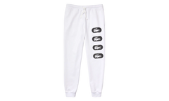 Crocodile Print Fleece Jogging Pants "White / Black" XH7063 51 001