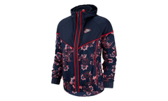 Floral Print Jacket WMNS "Blue" 922188 471
