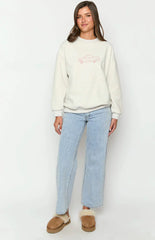 Elodie Grey Crew Neck Sweater