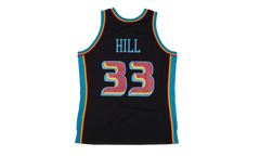 NBA Grant Hill Reload Swingman Jersey "1998 Detroit Pistons - Black" SMJYCP19295 DPIBLCK98GHI