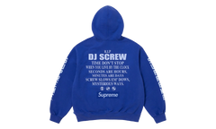 DJ Screw Zip Up Hooded Sweatshirt "SS26 - Royal" SU27356