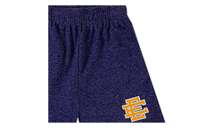 EMANUEL EE BOUCLE SHORT COTTON "Purple/Yellow" EE756