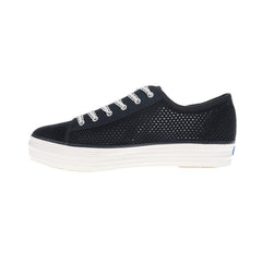 Triple Kick Cotton Mesh Lace Up Sneakers