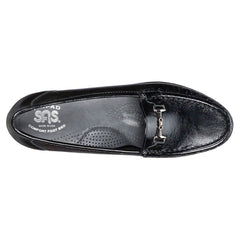 Women's Metro Slip-On Loafer in Patent Black Wide