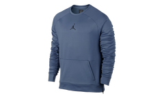 Jordan Jumpman 360 Fleece Crew Training Sweatshirt "Ocean Fog / Black" 809435 404