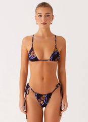 Calista Bikini Bottoms - Dark Floral