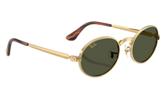 Ray-Ban Bold Metals "A$AP Rocky - Polished Arista Gold with Dark Green Lens" RB3931 001 31