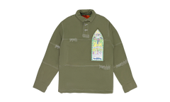 OVERSIZED RUGBY BUTTON-DOWN SHIRT "Green" 1111270011