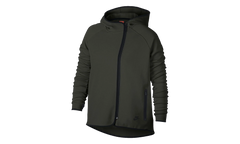 Tech Fleece Full Zip Cape Hoodie WMNS "Olive / Black" AH3969 355